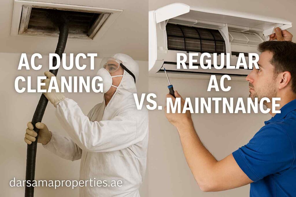 AC Duct Cleaning vs. Regular AC Maintenance